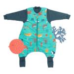 Slumbersac Sac de dormit cu picioruse si maneca lunga detasabila Under the Sea 60 cm + manseta 2.5 Tog (CJ797-25FSN)