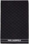 Karl Lagerfeld Prosop pentru mare K/Essential Logo Towel A1W43001 999 black (A1W43001 999 black) Prosop