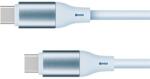 Krüger&Matz USB C kábel - USB C 1m szilikonkék Kruger&Matz Basic