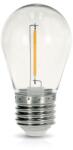 Kobi Izzó LED E27 ST45 1W, 2700K, 230V, LED filament, globo