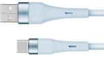Krüger&Matz USB kábel - C típusú USB 1m szilikonkék Kruger&Matz Basic