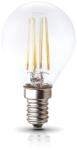Kobi LED izzó 4W, E14, 3000K, 230V, LED izzószál, gömb
