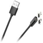 Krüger&Matz USB kábel mágneses Micro USB / Lightining (iPhone) Kruger&Matz
