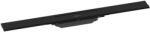 Hansgrohe RainDrain Flex - Rigolă liniară de duș cu grătar din inox 700, la nivelul solului, opțiune scurtare, negru mat 56043670 (56043670)