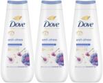 Dove Advanced Care Anti-Stress krémtusfürdő 3x400 ml