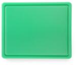 Hendi 826133 HDPE vágódeszka - 325 × 265 × 12 mm, zöld (826133)