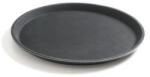 Hendi 508817 kerek, csúszásgátló poliészter tálca - Ø 350 × 22 mm, fekete (508817)