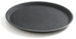 Hendi 508794 kerek, csúszásgátló poliészter tálca - Ø 460 × 22 mm, fekete (508794)