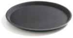 Hendi 508787 kerek, csúszásgátló poliészter tálca - Ø 500 × 22 mm, fekete (508787)