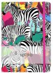 Spoko Jegyzetfüzet vonalas SPOKO A/5 96 lapos gumis keményfedeles zebra (S081511003) - fotoland