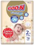 GOO. N Бебешки пелени Goo. N Premium Soft - Размер 2, S, 3-6 kg, 70 броя (F1010101-169) - ozone