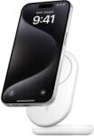 Belkin BOOST CHARGE Qi2 15W mágneses töltőállvány, összecsukható, adapter nélkül, fehér színben (WIB007hqWH)