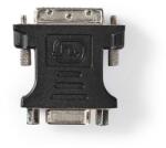 Nedis CCGB32902BK - Adapter DVI| DVI-I 24 5 dugó | VGA aljzat | Nikkelezett | Egyenes | PVC | Fekete | Fekete (CCGB32902BK)