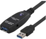MicroConnect Cablu prelungitor activ USB-A 3.2 Gen1 5Gbit 15m (USB3.0AAF15A)
