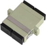 NIKOMAX Optikai toldó SC, MM, duplex, Fali dobozhoz, bézs (NMF-OA2MM-FN-SCU-SCU-BG-50)