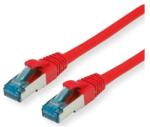 Valueline Patch kábel S/FTP, CAT6A, 1, 5m, piros (21.99.1991-100) - cyberdepo