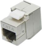 NIKOMAX Keystone betét STP, CAT6a, RJ45/8P8C, T568A/B, 180° szerszám nélkül szerelhető (NMC-KJSA2-ET-MT)