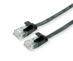Valueline Kábel UTP CAT6a lapos kivitel 3m, fekete (21.99.0823-40)