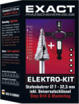 Exact 70606 HSS fokozatfúró készlet, 7 - 32.5 mm (70606)