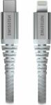 SWISSTEN 71541013 USB-C apa - Lightning apa Kevlár Adat- és töltőkábel 1, 5m - Fehér (71541013)