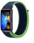 Mybandz 33513 TÉPŐZÁRAS SZÖVET ÓRASZÍJ/ZÖLD-KÉK HUAWEI BAND 8 (33513)
