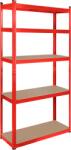 Rebel Fém polc 180x90x40 piros Rebel (RB-1251R)