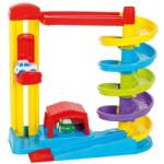 Pilsan Pista de masini Pilsan Road Set with Car Lift cu 2 masinute (PL-07-668)