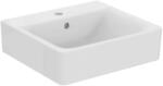 Ideal Standard Connect - Kocka mosdókagyló, 500x460x175 mm, túlfolyóval, csapfurattal, fehér színben E713801 (E713801)