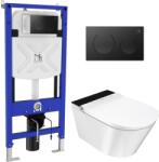 Major&Maker Deluxe B + Coral Black zuhanyzó wc kerettel függő perem nélkül fehér 4020FBS200302B (4020FBS200302B)
