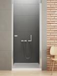 NEW TRENDY New Soleo zuhanyajtók 80 cm dönthető króm fényes/átlátszó üveg D-0120A (D0120A)