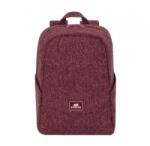 RIVACASE 7923 Laptop hátizsák 13, 3" burgundi piros (4260403578537) (19212)