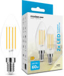 Modee LED Izzó Filament Gyertya C35 7W E14 360° 4000K (806 lumen) ERP B2 (ML-CF4000K7WE14B2)