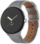  LEATHER Curea din piele pentru Google Pixel Watch / Pixel Watch 2 / Pixel Watch 3 41mm gri