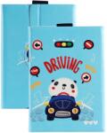  ART Husă rabatabilă pentru Umidigi G1 Tab BLUE CAR