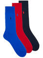 Ralph Lauren Kiegészítők MERCERZD CTN CREW SOCK 3 PACK Sokszínű 43 / 46