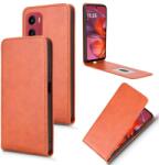 Husă rabatabilă pentru Motorola Moto G05 / Moto E15 maro
