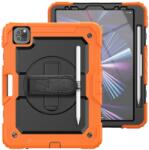  SOLID 360 Husă durabilă pentru Apple iPad Pro 11 2024 / M5 2025 portocaliu