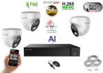 Monitorrs Security - AI Hybrid Light IP kamerarendszer 3 kamerával 5 Mpix WD - 6141k3