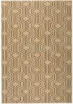 Bold Monkey Bézs mintás szőnyeg Bold Monkey Lengő vonalak 160x230 cm (BM60009)