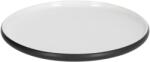 Kave Home Fekete-fehér porcelán desszerttál Kave Home Sadashi 20 cm (LF-AA7042K60)
