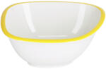 Kave Home Odalin kis fehér és sárga porcelán tál (LF-AA8408K05)