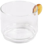 Kave Home Üveg Kave Home Murielle 300 ml narancssárga fogantyúval (LF-AA8497C28)