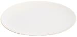 Kave Home Taisia fehér porcelán tányér arany peremmel Ø 26, 5 cm (LF-AB0043K05)