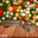  Kamion alakú adventi kalendárium