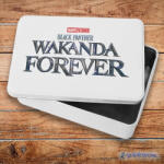  Black Panther Wakanda Forever logó fém szendvicsdoboz (tároló doboz)