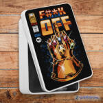  Marvel Bosszúállók Thanos F**k off! fém szendvicsdoboz (tároló doboz)