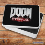  Doom - Eternal logo fém szendvicsdoboz (tároló doboz)