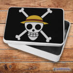  One Piece - Skull fém szendvicsdoboz (tároló doboz)