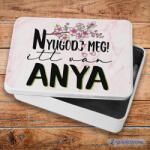  Itt van Anya! fém szendvicsdoboz (tároló doboz)