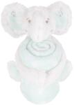 Kikkaboo Pătură pentru copii KIKKABOO Elephant Time + jucărie (31103020119) Lenjerii de pat bebelusi‎, patura bebelusi